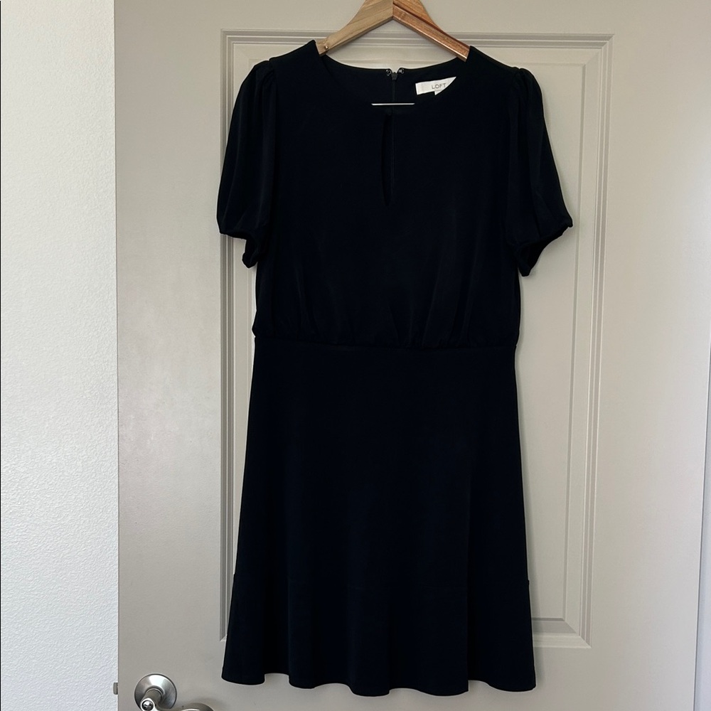 LOFT Classic Black Mini Dress
